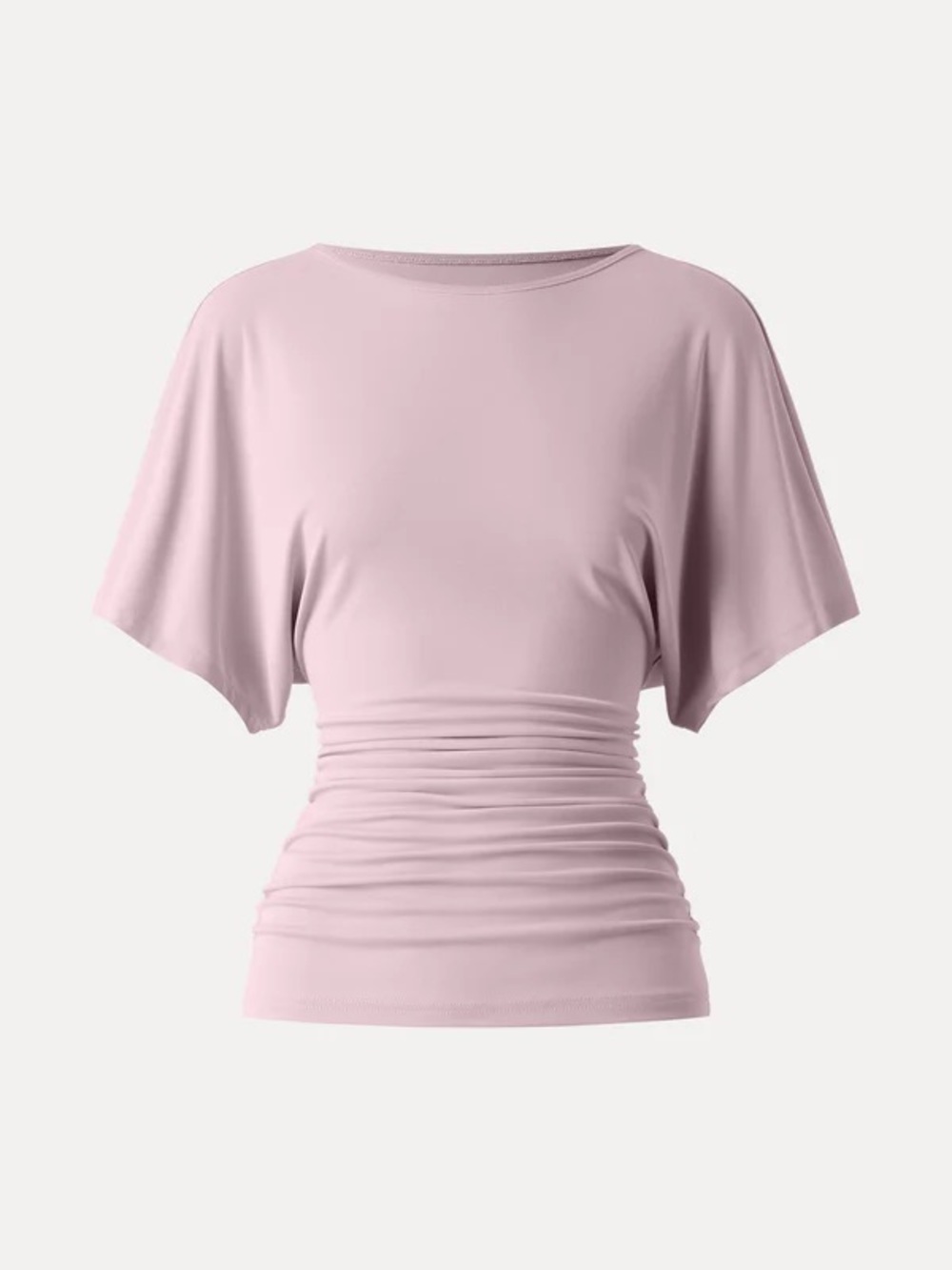 OGL Ruched Batwing Sleeve Top